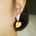 Load image into Gallery viewer, Double Heart Earrings
