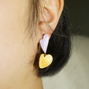 Double Heart Earrings