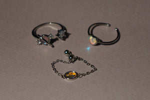Galaxy Series Zircon Rings
