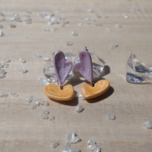 Double Heart Earrings