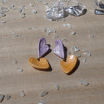 Load image into Gallery viewer, Double Heart Earrings
