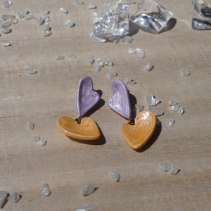 Double Heart Earrings