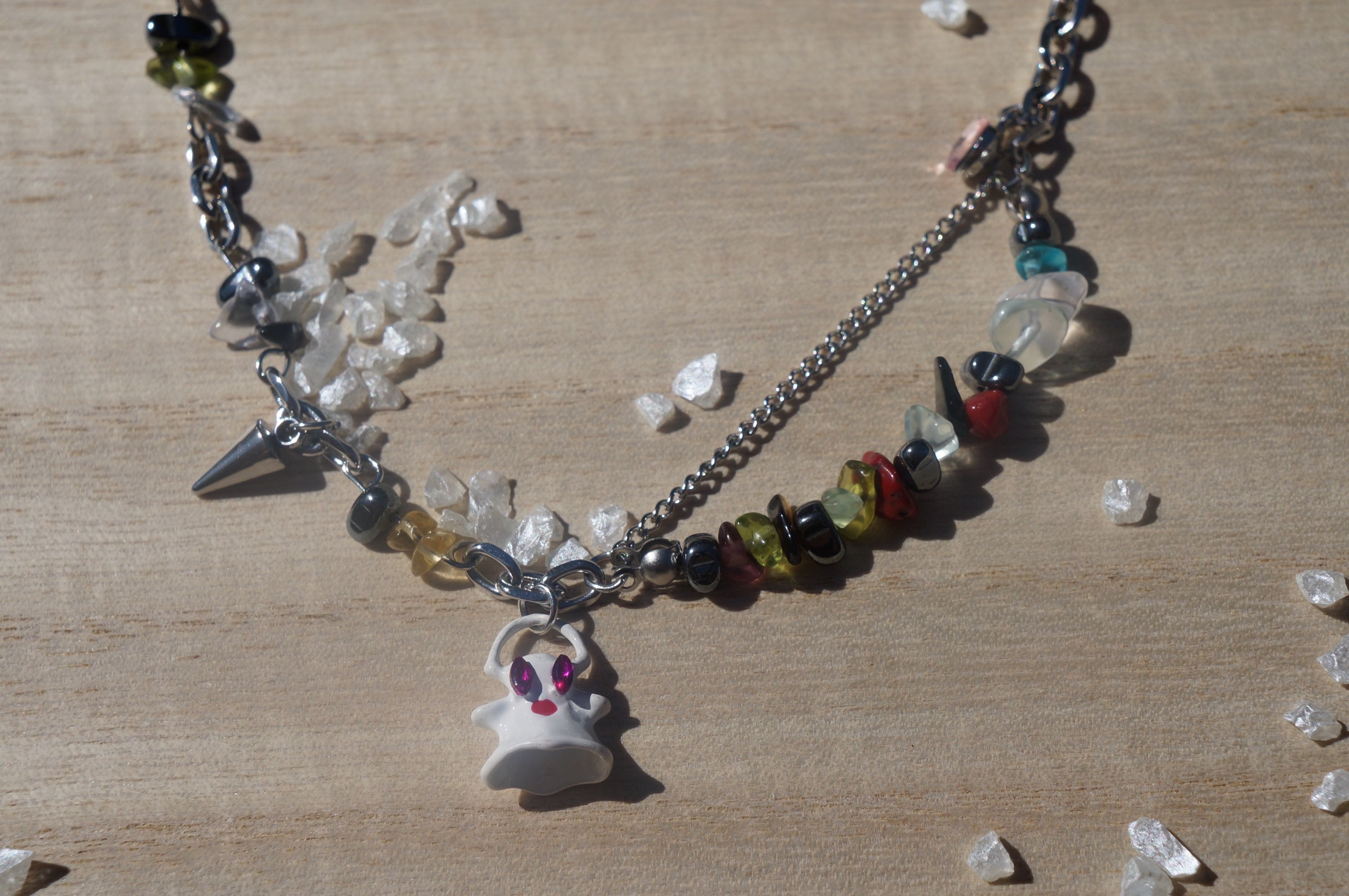 Angel and devil Necklace
