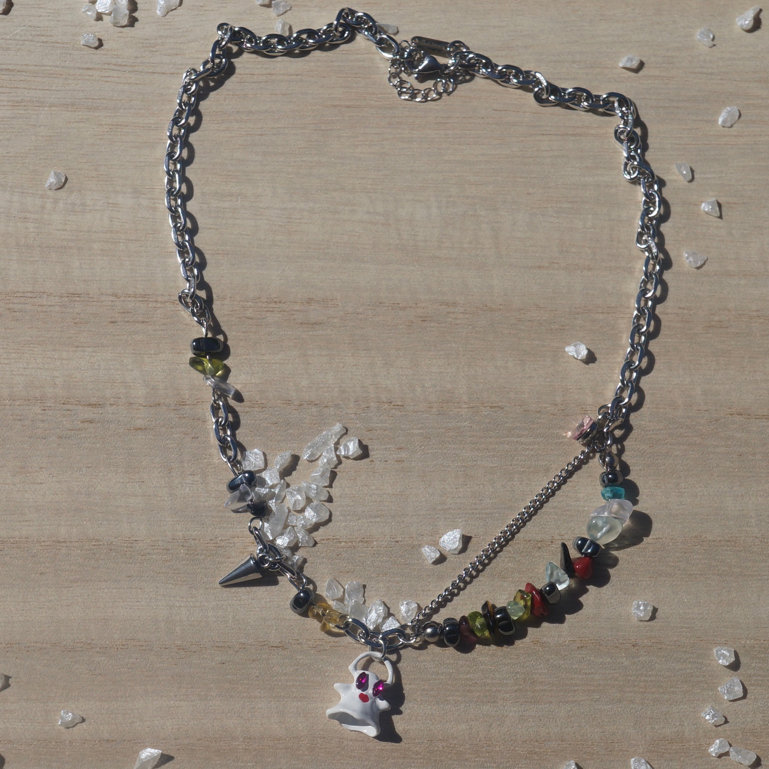 Angel and devil Necklace
