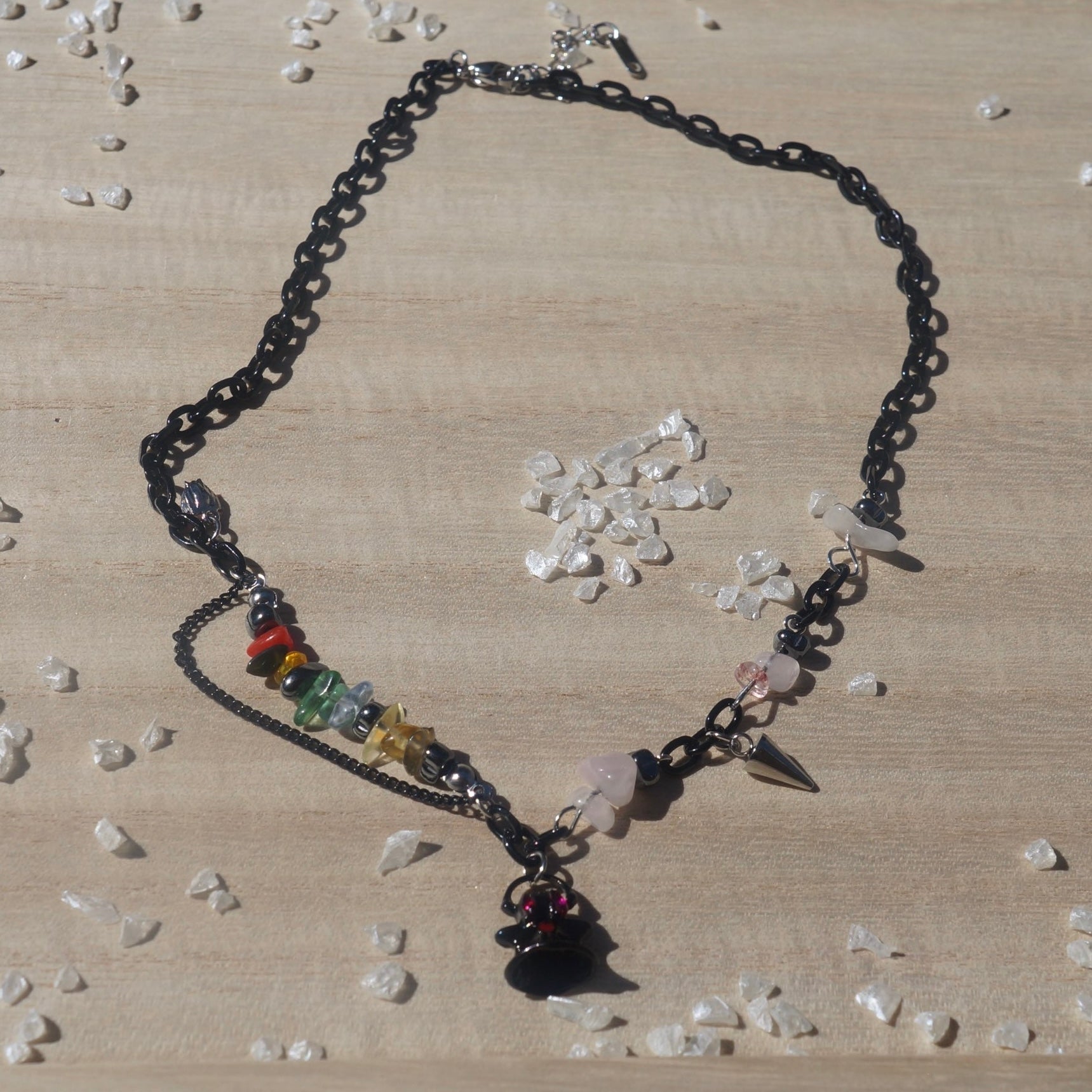 Angel and devil Necklace